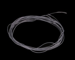 Braided Tubing, Micro #00-6, Gray, 2 m